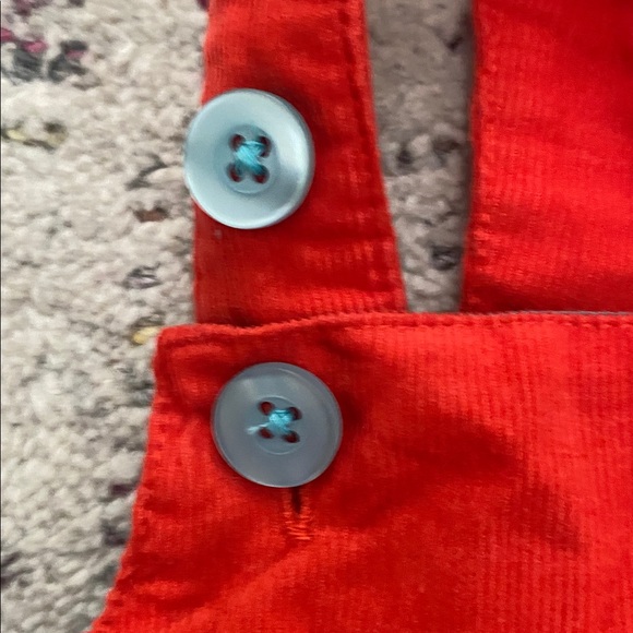 Mini Boden baby holiday winter Red dress w/ embroidered animals size 3-6 months - Picture 6 of 7